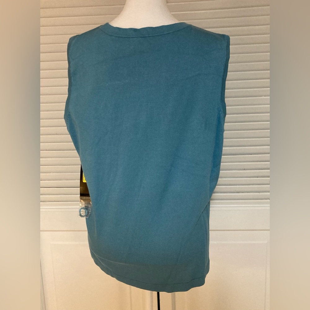 NWT Jones New York Sleeveless Blouse XL - Picture 5 of 8